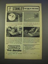 1955 Stanley Hammer, Rule, Builders Saw, Saw Track Ad - £14.45 GBP