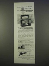 1955 Zenith Trans Oceanic Model R600 Radio Ad - £14.76 GBP