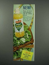 1960 Kraft Low Calorie Italian Dressing Ad - Verve! - £14.45 GBP