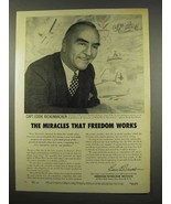 1956 American Petroleum Institute Ad Eddie Rickenbacker - £14.78 GBP