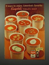 1961 Campbell&#39;s Tomato Soup Ad - America&#39;s Favorite - £14.48 GBP