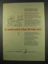 1956 Dixie Cup Ad - The Impatient Patient - £14.45 GBP