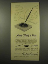1956 Esterbrook Pen Ad - Always Ready to Write - £14.76 GBP