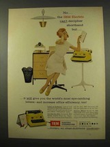 1956 IBM Electric Typewriter Ad - Can't Decipher - $18.49