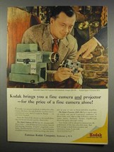 1956 Kodak Kodaslide Signet 300, Signet 35 Camera Ad - $18.49