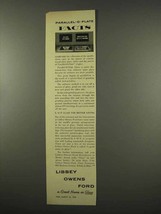 1956 Libbey Owens Ford Glass Ad - Parallel-O-Plate - $18.49