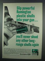 1962 Remington Plastic Shotgun Shells Ad - Powerful - $18.49