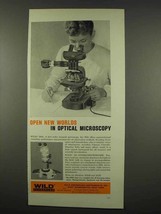 1962 Wild Heerbrugg M20, M5 Stereomicroscope Ad - £14.48 GBP
