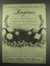 1956 Longines Watch Ad - Louisa, Anniversary Duet - £14.77 GBP