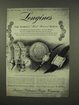 1956 Longines-Wittnauer Watch Ad - Pres. Garfield - £14.44 GBP