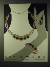 1982 David Webb Jewelry Ad - $18.49