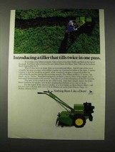 1982 John Deere 820 Rear-tine Tiller Ad - Tills Twice - $18.49