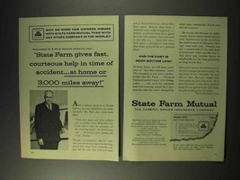 1956 State Farm Insurance Ad - Fast, Courteous Help - £14.72 GBP