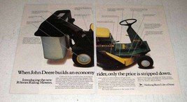 1984 John Deere R70 Riding Mower Ad - Price Stripped - $18.49