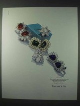 1990 Tiffany & Co. Jewelry Ad - Earrings - $18.49