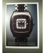 2003 David Yurman Thoroughbred Dualtime Watch Ad - £14.78 GBP