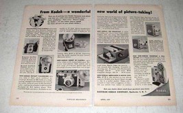1957 Kodak Camera Ad - Brownie Star, Starflex + - £14.60 GBP