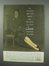 1960 Cannon Stockings Ad - For Consistent Wear - $18.49