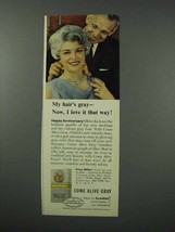 1960 Clairol Come Alive Gray Hair Color Ad - I Love It - $18.49