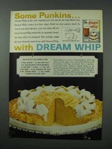 1960 Dream Whip Ad - Heavenly Pumpkin Pie - £14.54 GBP