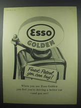 1960 Esso Golden Petrol Ad - Finest You Can Buy - £14.50 GBP