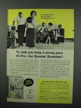 1960 General Mills Hi-Pro Cereal Ad - Keep a Young Pace - $18.49