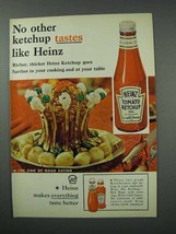 1960 Heinz Tomato Ketchup Ad - No Other - £14.48 GBP