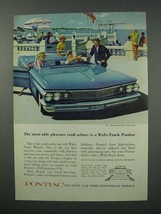 1960 Pontiac Bonneville Convertible Car Ad - £14.45 GBP