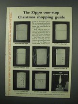 1960 Zippo Cigarette Lighters Ad - Christmas Guide - $18.49