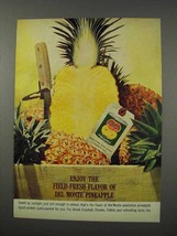 1961 Del Monte Pineapple Ad - Enjoy Field-Fresh Flavor - £14.65 GBP