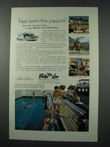 1961 Delta Line Cruise Ad - Ease Executive Pressure - £14.48 GBP