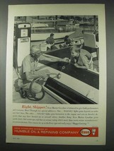 1961 Esso Marine Gasoline Ad - Right, Skipper! - $18.49