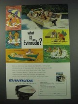 1961 Evinrude Outboard Motor Ad! - $18.49