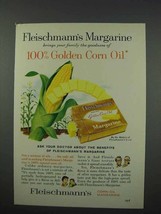 1961 Fleischmann's Corn Oil Margarine Ad - £14.54 GBP