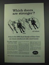 1961 Ford Motor Company Ad - Doors are Stronger - £14.72 GBP