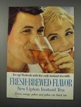 1961 Lipton Instant Tea Ad - Fresh-Brewed Flavor - £14.73 GBP