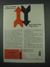 1961 Metropolitan Life Insurance Ad - Blood Pressure - £14.78 GBP