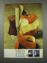 1961 Morton Salt Ad - When it Rains it Pours - £14.78 GBP