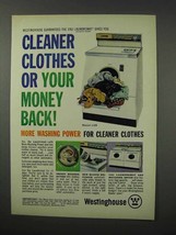 1961 Westinghouse Model LAB Laundromat Washer Ad - $18.49