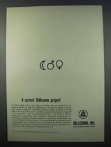 1962 Bell Telephone Ad - A Current Bellcomm Project - £14.45 GBP