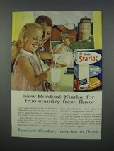 1962 Borden's Starlac Instant Milk Ad - Country-Fresh - $18.49
