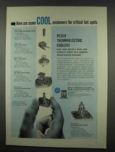 1962 Borg-Warner Pesco Thermoelectric Cooler Ad - $18.49