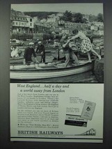 1962 British Railways Ad - West England - £14.77 GBP