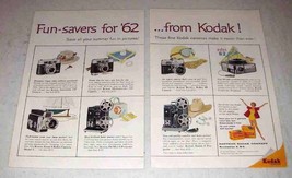 1962 Kodak Camera Ad - Automatic 35F, Motormatic 35F - $18.49