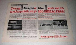 1962 Remington Peters Shotgun Shells Ad - Perform - $18.49
