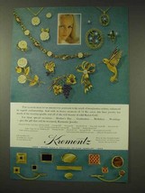 1969 Krementz Jewelry Ad - The Classic Beauty - £14.78 GBP