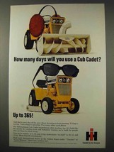 1969 International Harvester Cub Cadet Tractor Ad - Many Days - £14.78 GBP