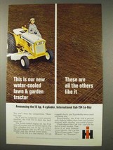 1969 IH Cub 154 Lawn & Garden Tractor Ad - £14.65 GBP