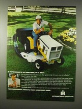 1978 International Harvester Cadet Lawn Tractor Ad - $18.49