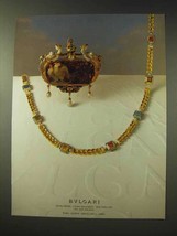 1982 Bvlgari Bulgari Jewelry Ad - £14.74 GBP